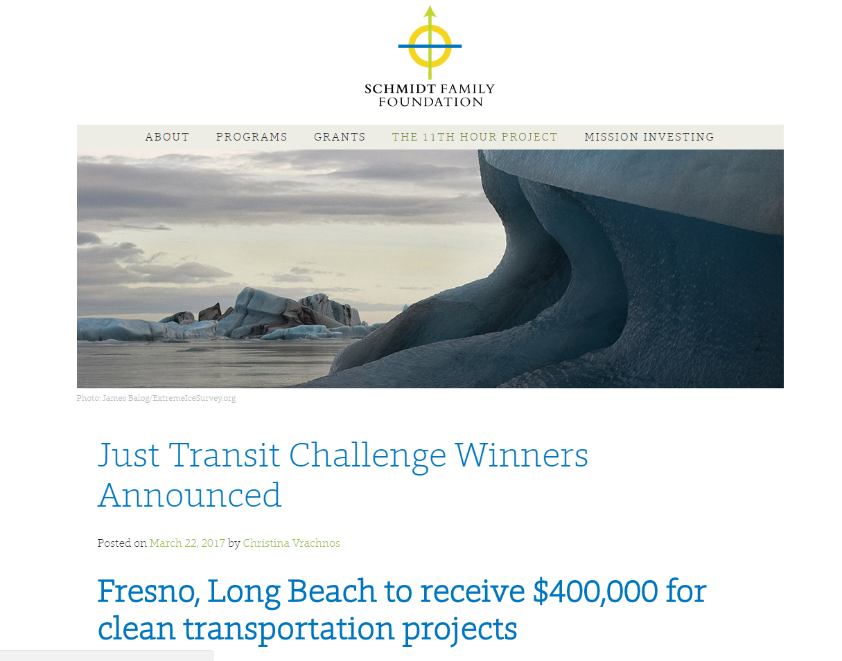 Just Transit Challenge Winners Image